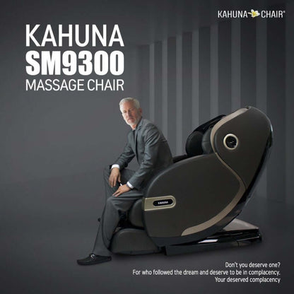 Kahuna Massage Chair Kahuna 4D+@ Dual Air Float Flex HSL-track with Infrared heating SM-9300 Grey