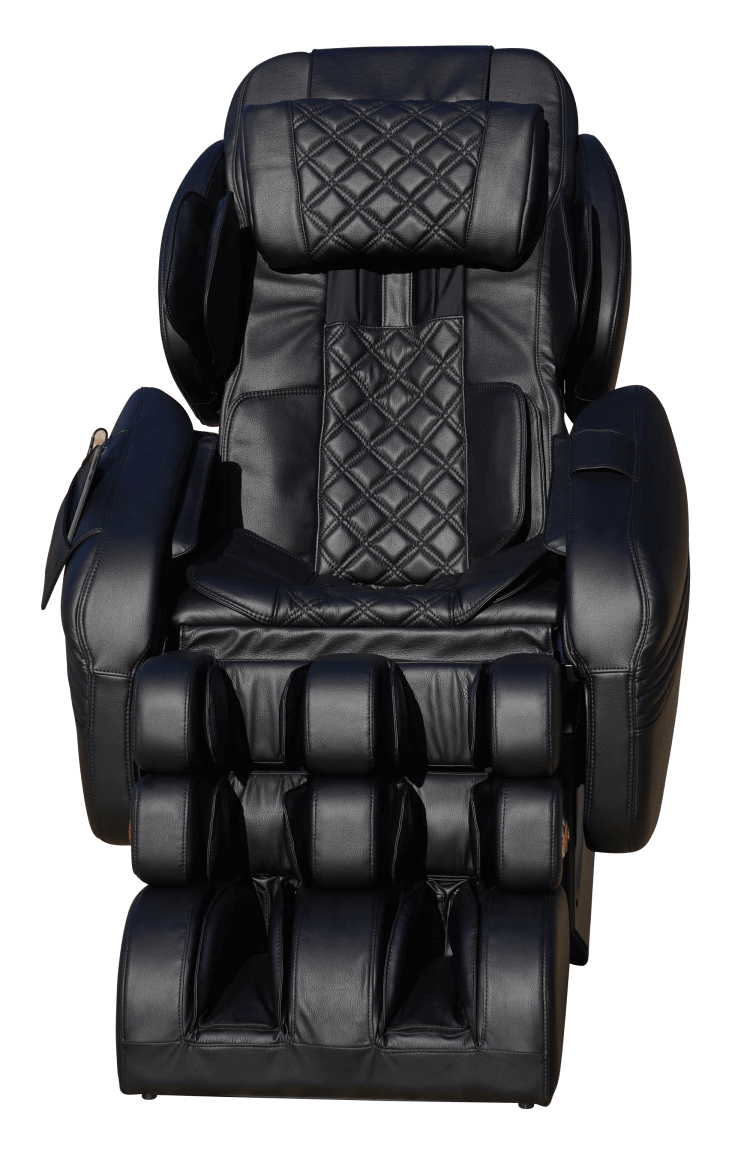 Luraco Model 3 Hybrid SL Massage Chair - Front View (Black)