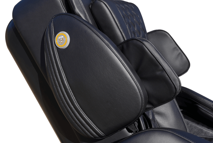 Luraco Model 3 Hybrid SL Massage Chair - Side View (Black)