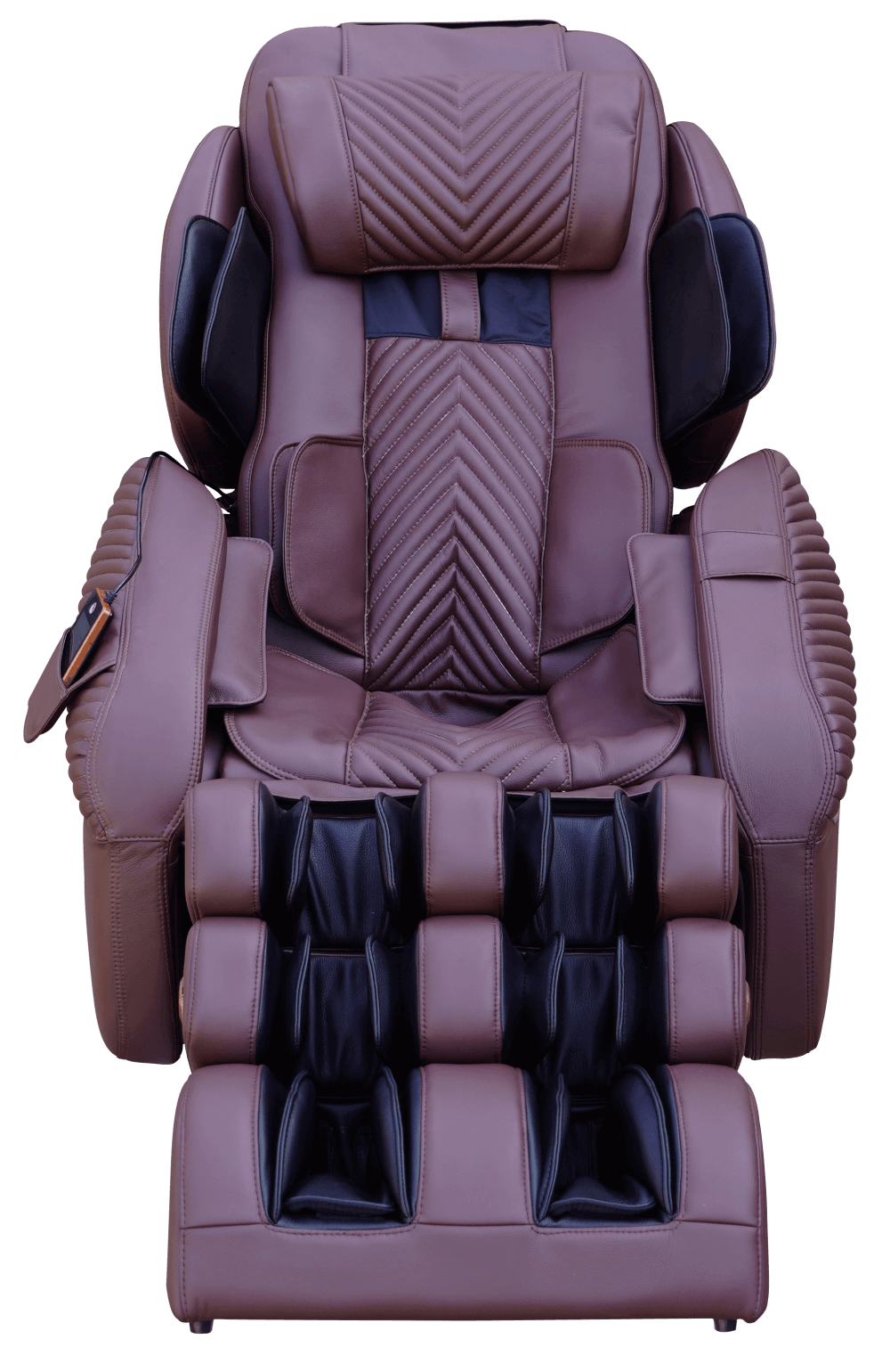 Luraco iRobotics 9 Max (i9 Max) Massage Chair - Front View (Chocolate Brown)