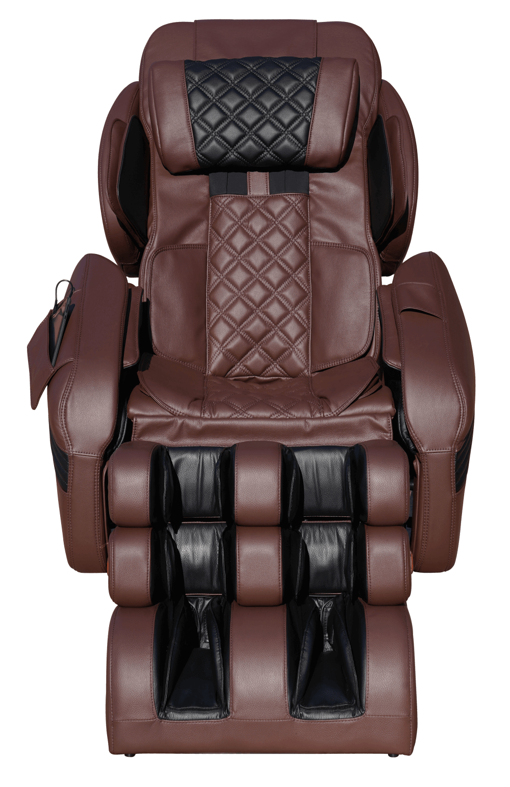 Luraco Model 3 Hybrid SL Massage Chair - Front View (Chocolate Brown)