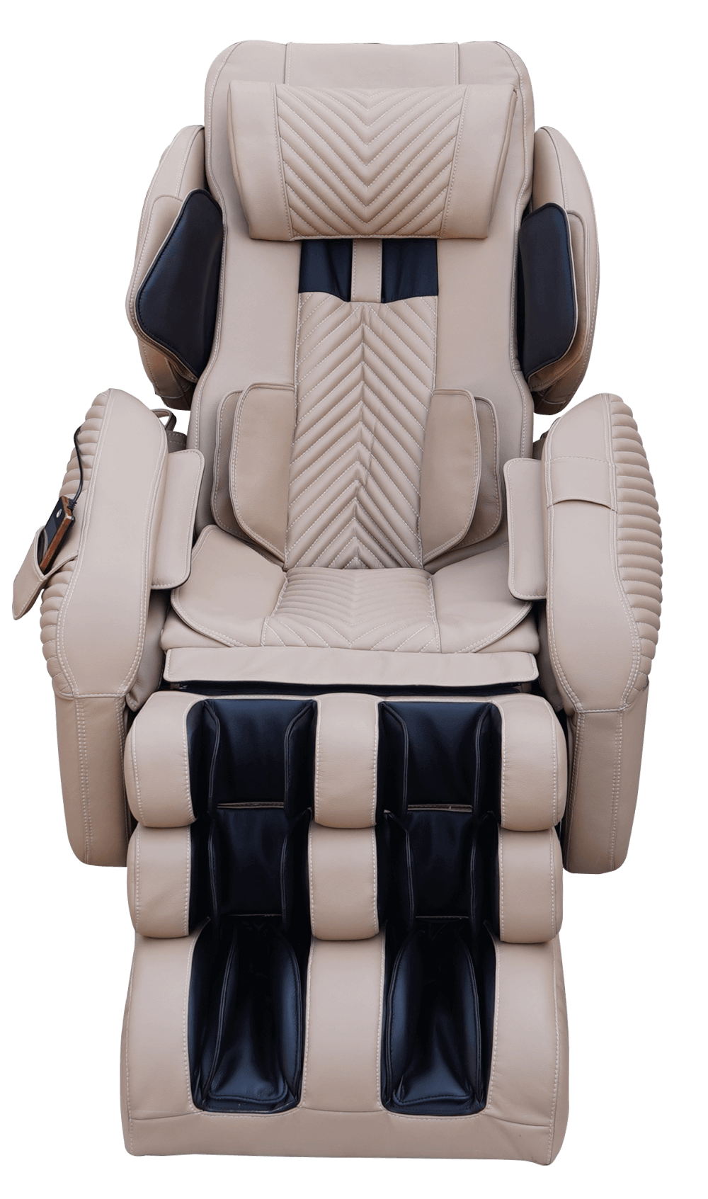 Luraco iRobotics 9 Max (i9 Max) Massage Chair - Front View (Cream)