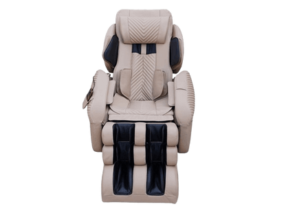 Luraco iRobotics 9 Max Special Edition (i9 Max SE) Massage Chair - Front View (Cream)