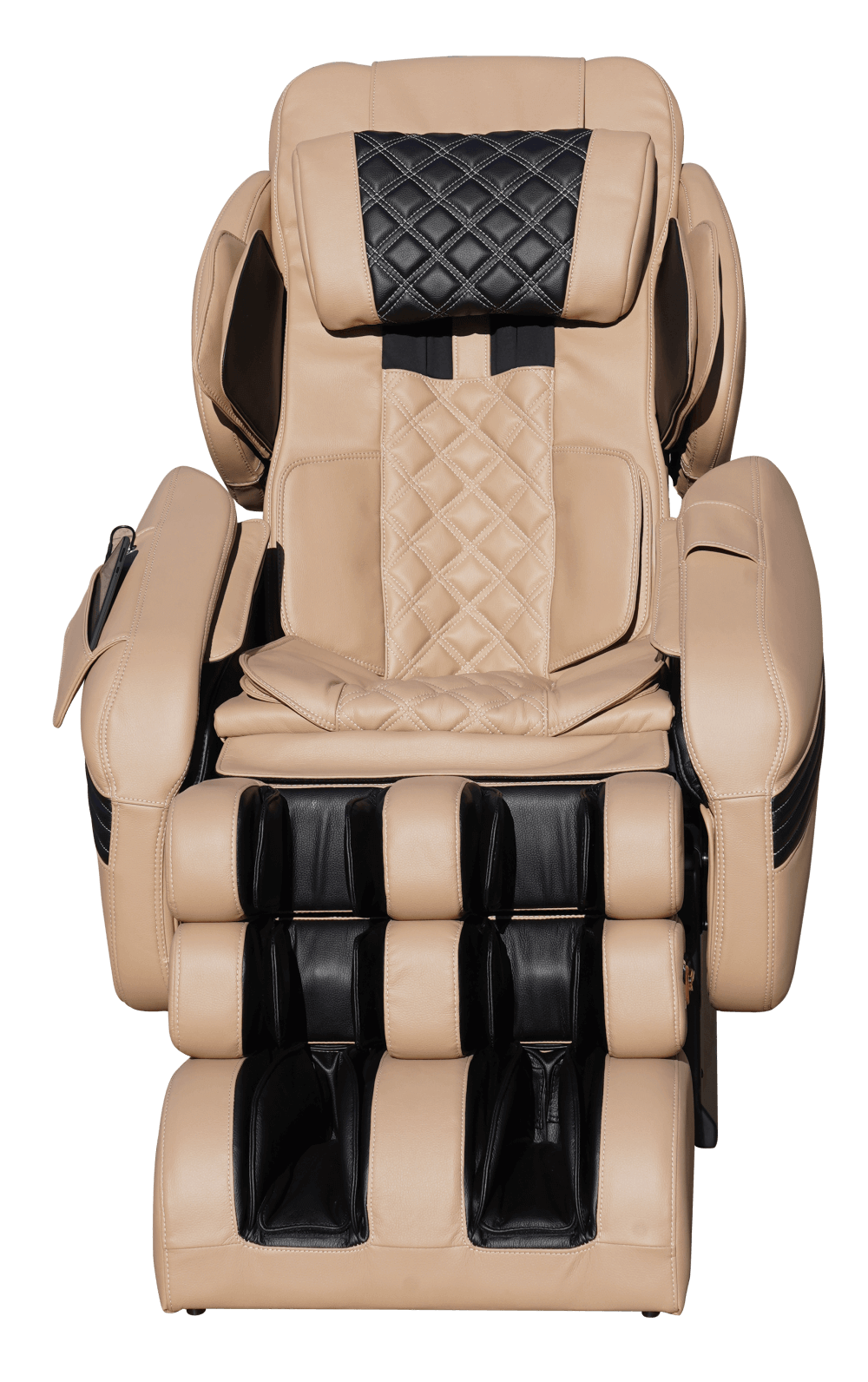 Luraco Model 3 Hybrid SL Massage Chair - Front View (Cream)