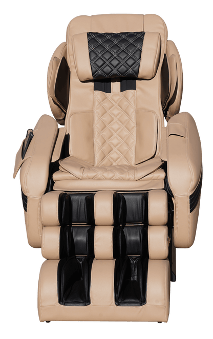 Luraco Model 3 Hybrid SL Massage Chair - Front View (Cream)