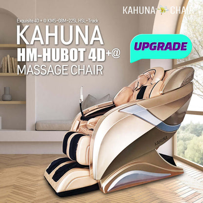 Kahuna Massage Chair 4D+@ HSL-Track Voice Recognition Zero-Gravity Full-Body Massage Chair, Tablet Remote Hubot4D (Champaign)