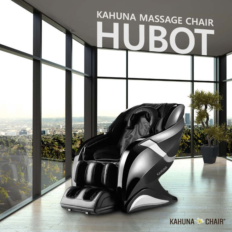 Kahuna Massage Chair 4D+@ HSL-Track Voice Recognition Zero-Gravity Full-Body Massage Chair, Tablet Remote Hubot4D (Champaign)