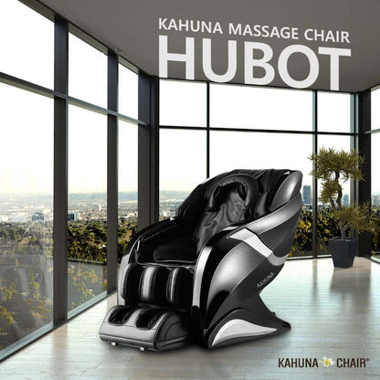 Kahuna Massage Chair 4D+@ HSL-Track Voice Recognition Zero-Gravity Full-Body Massage Chair, Tablet Remote Hubot4D (Black)